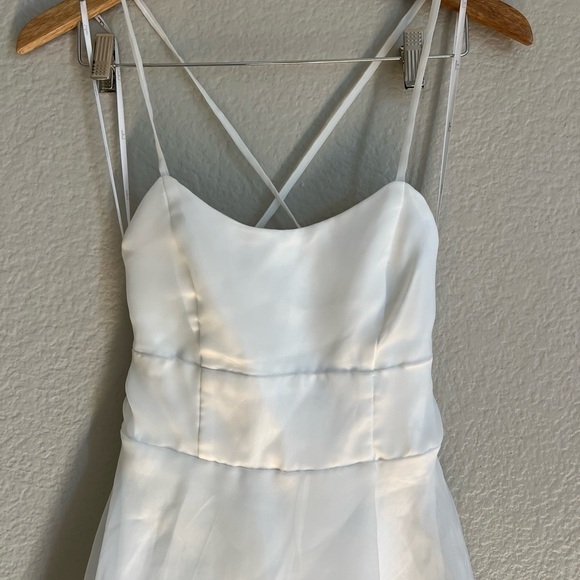 Give Your Love White Organza Backless Maxi Dres - Picture 7 of 7